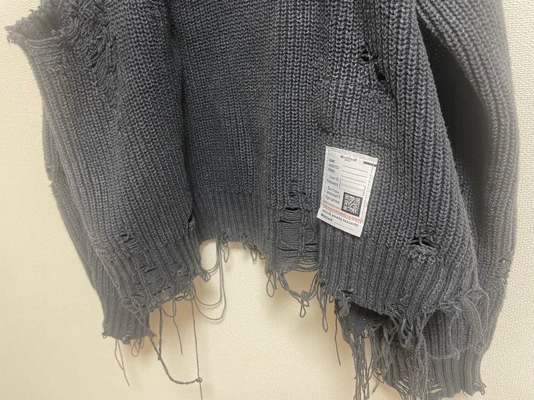 Maison Mihara Yasuhiro ダメージ デストロイ ニット