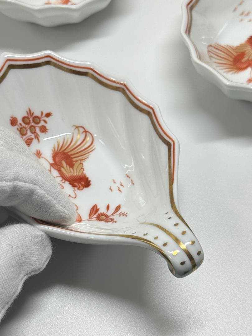 Richard Ginori レッドコック スプーンレスト 小皿 7枚セット