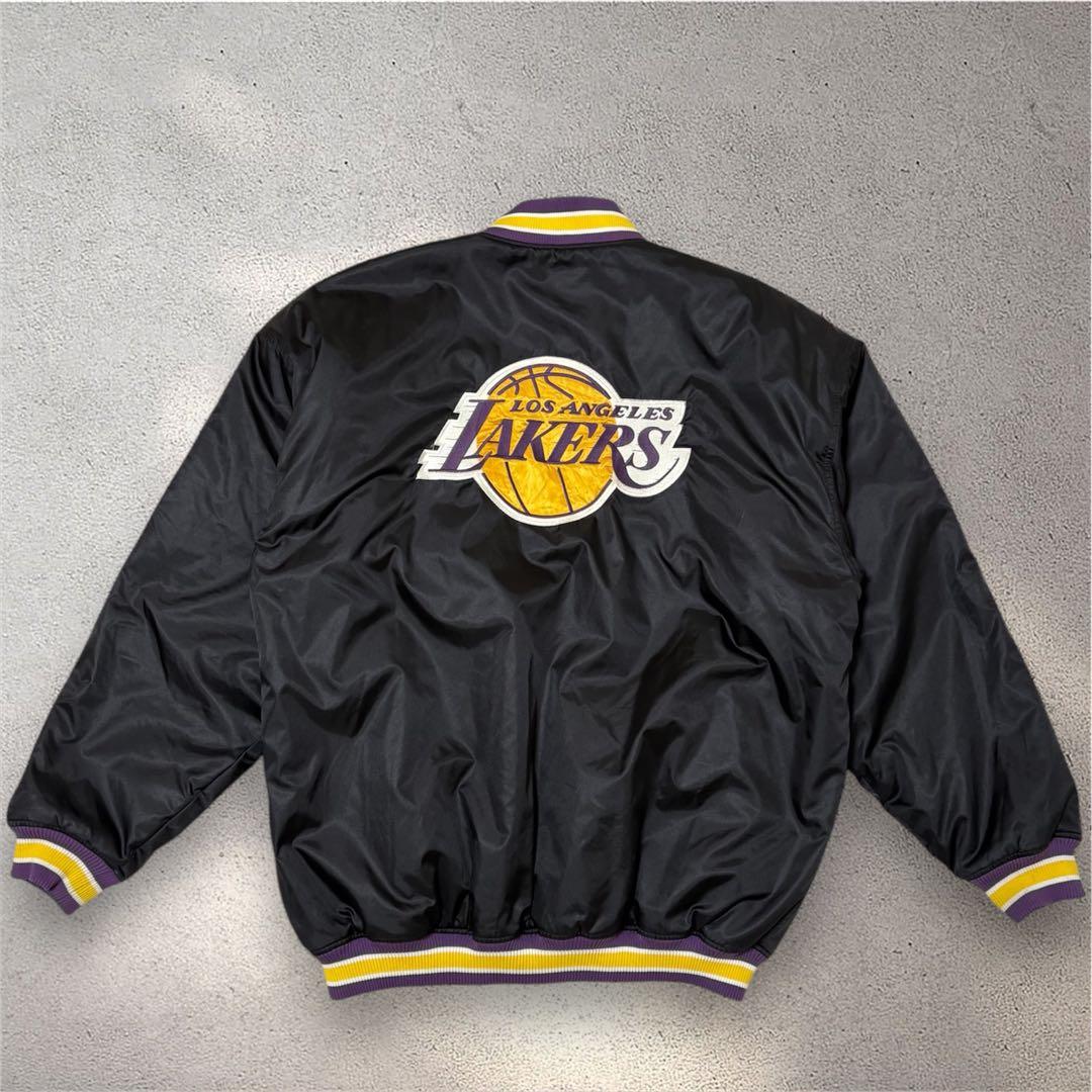 【希少 大きめ2XL】Reebok×Lakers NBA スタジャン ジャケット