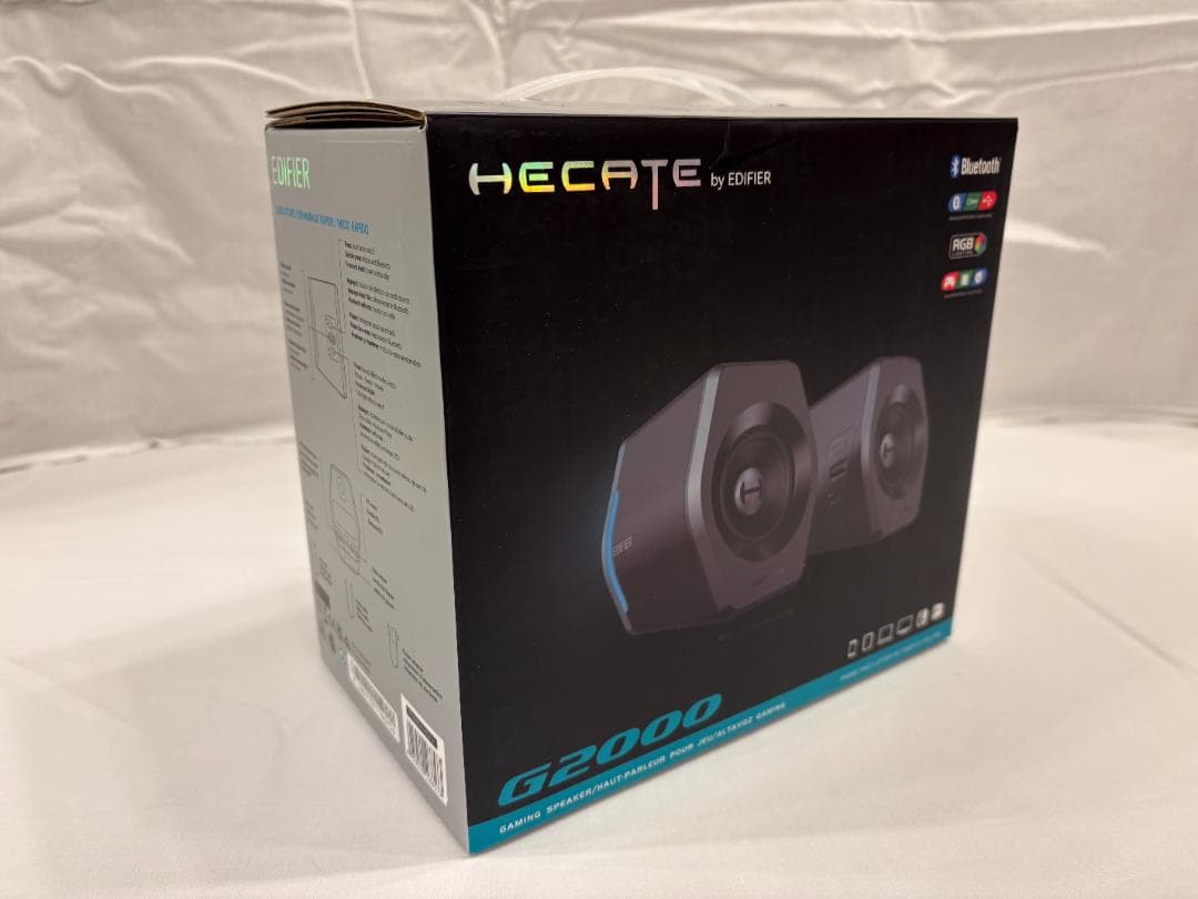 【美品】Edifier G2000 RGB ゲーミング PCスピーカー ホワイト