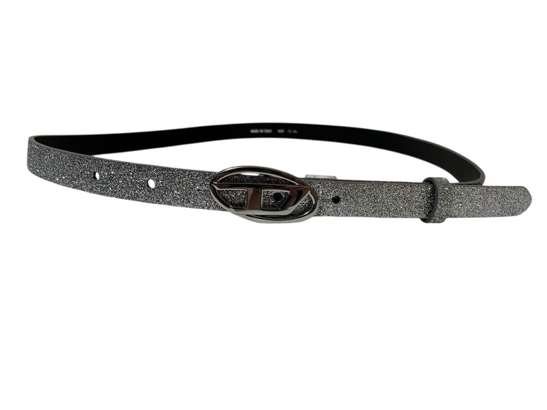 diesel B-1DR15 1DR グリッター ラメ ベルト