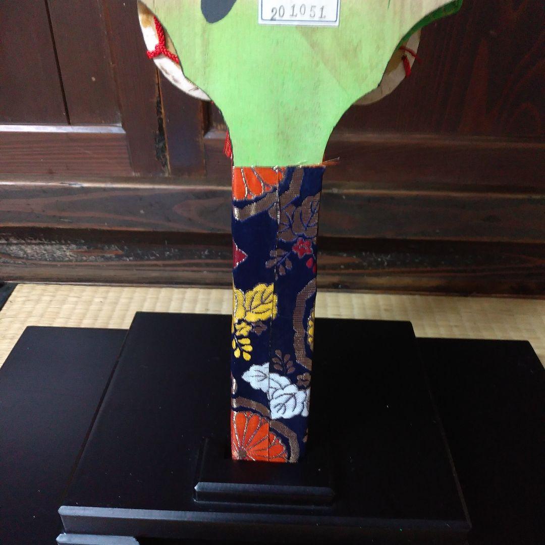 羽子板　60センチ　吉徳大光　「浅妻」　台座付