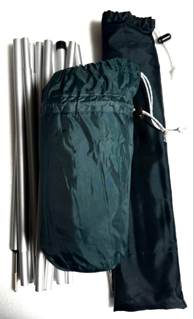 【1回使用】◼︎mont-bell◼︎ミニタープとポール★2点セット★