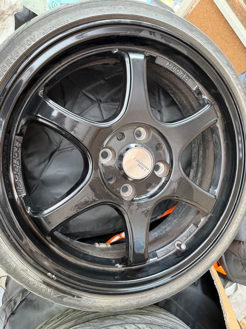 5ZIGEN 16インチ 5j+45 4穴 マットブラック