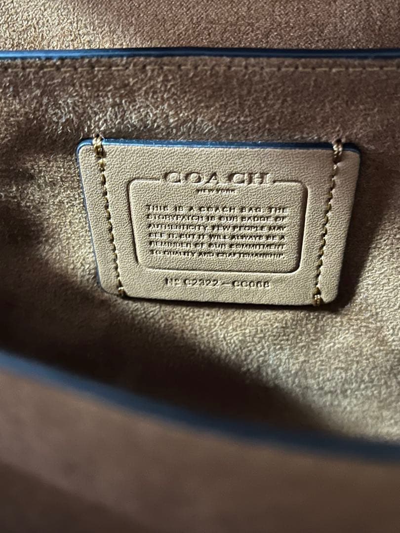 極美品✨COACH ブラックレザー 2wayショルダーバッグ　斜め掛け・肩掛け