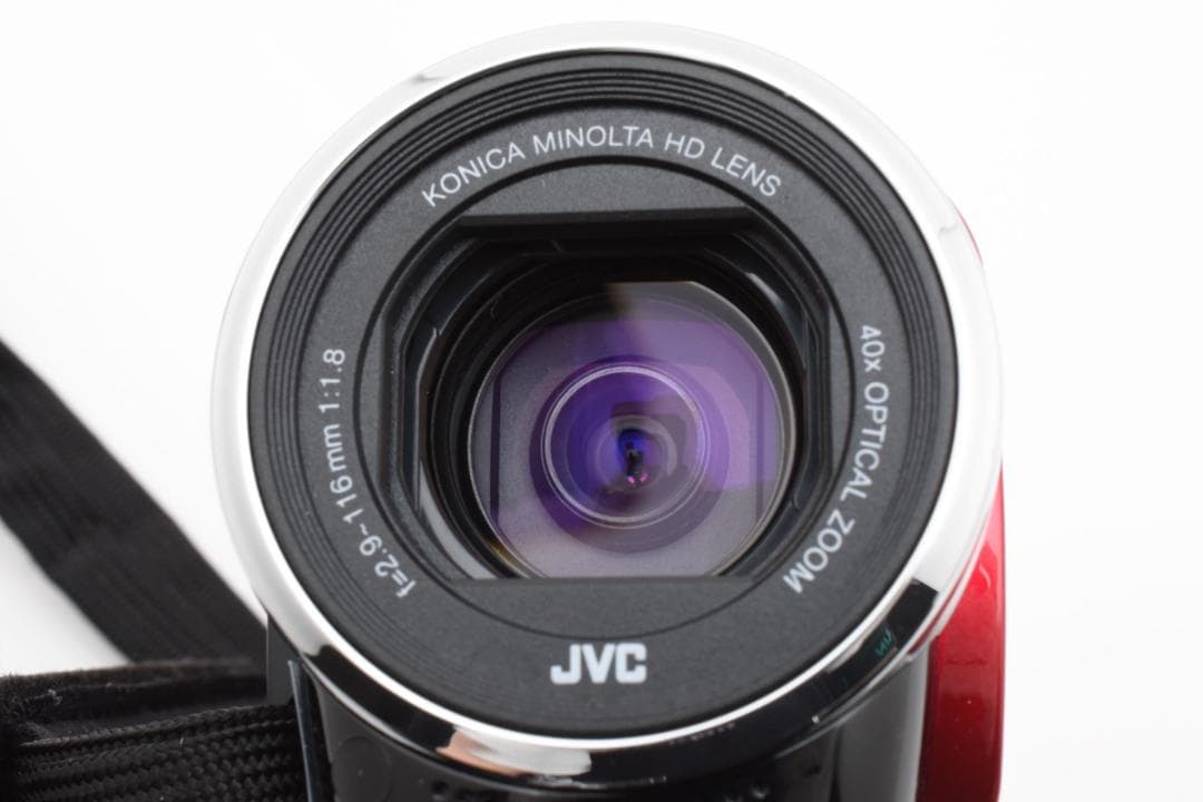 【極美品】JVC Everio GZ-HM199　レッド　動作確認済