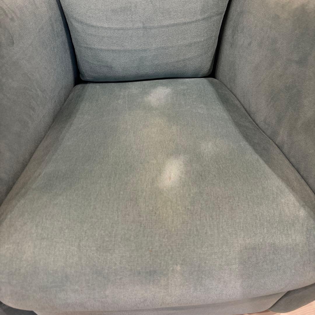 1人掛けソファ MINI MILLER ARM CHAIR Blue Gray