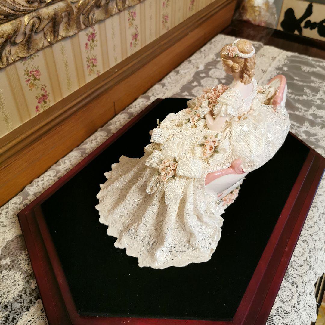 レースドール　アート　工芸品　骨董品　インテリア　シンデレラ