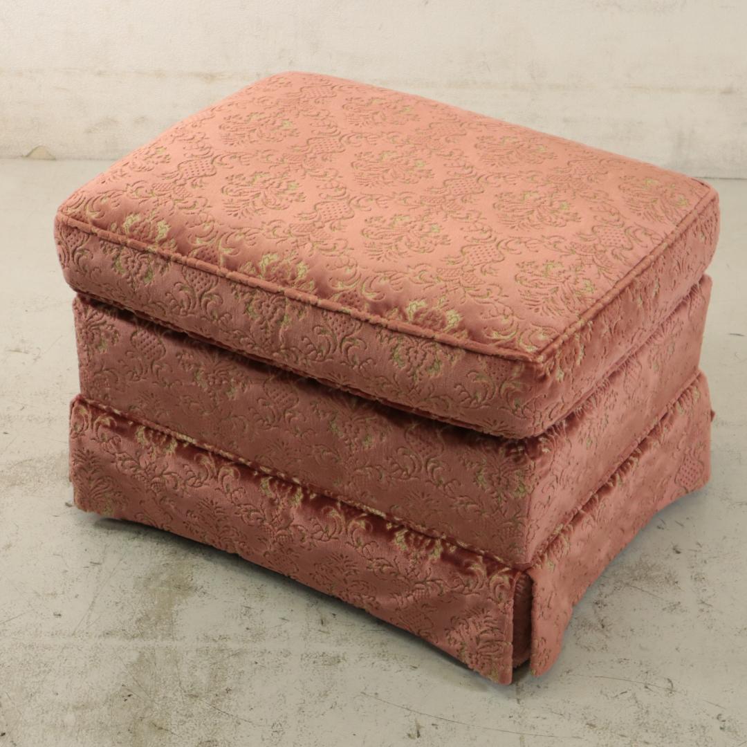 ドレクセルヘリテイジ アップホルスタリー オットマン スツール 金華山織