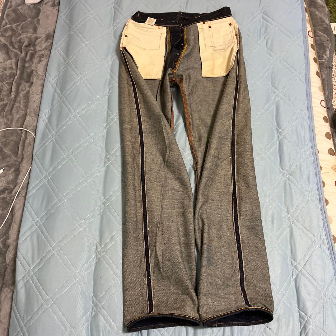 EVISU エヴィス No.2 2001グレー大黒 ビックカモメ 32×35濃紺