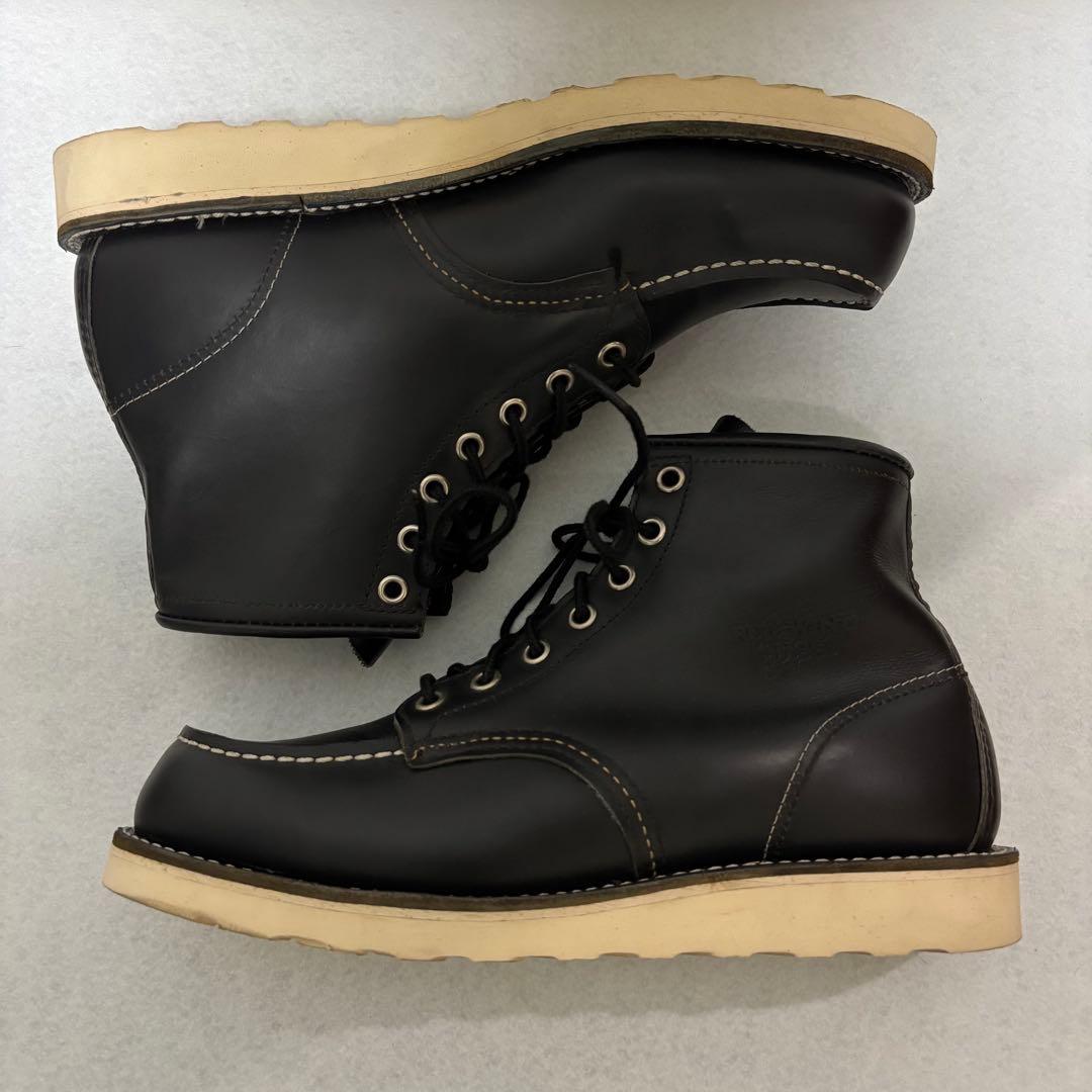 【03年製】刺繍羽タグ REDWING ヴィンテージ 8130 8179 黒8D