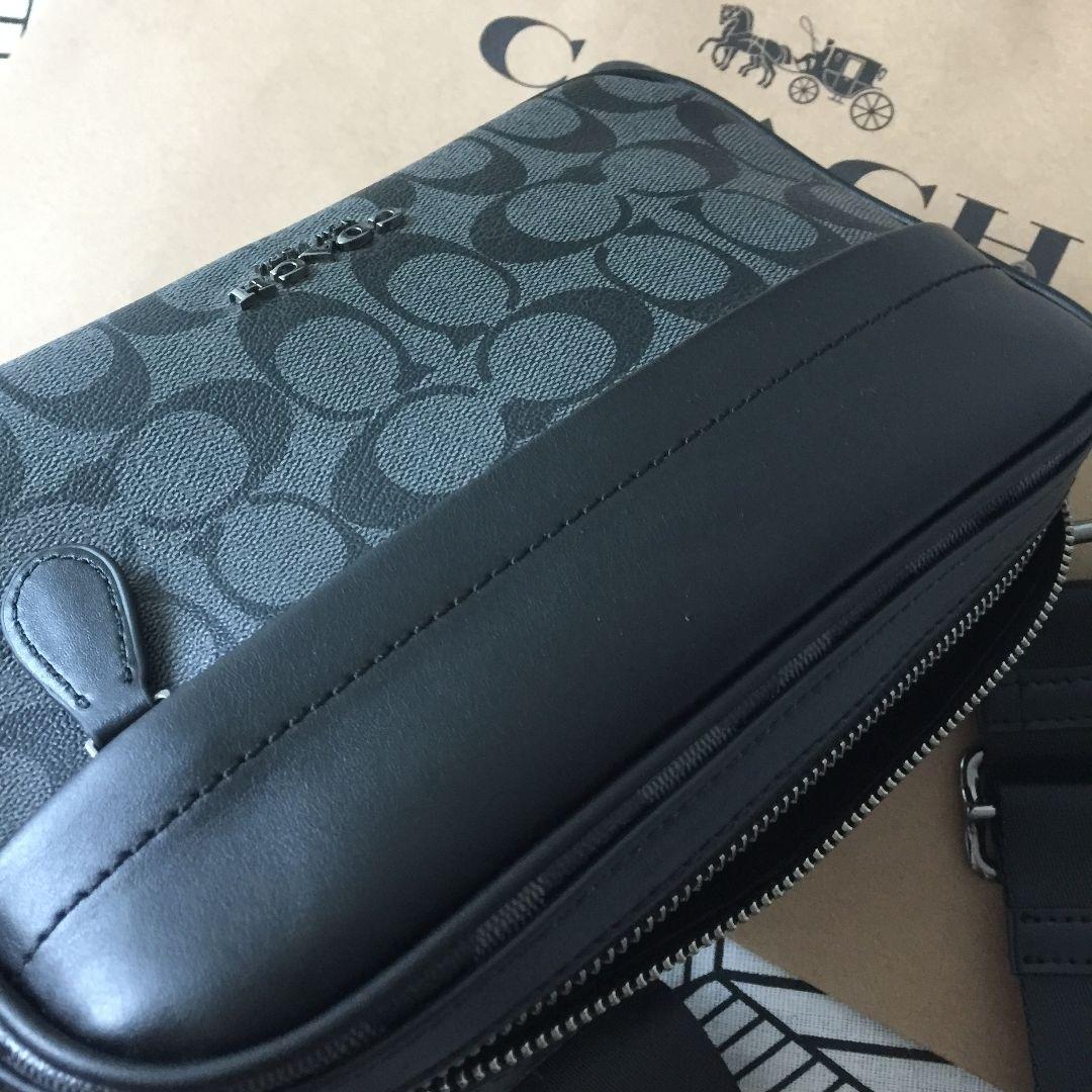 COACHコーチバッグ F50715 ブラック ショルダーバッグメンズバッグ