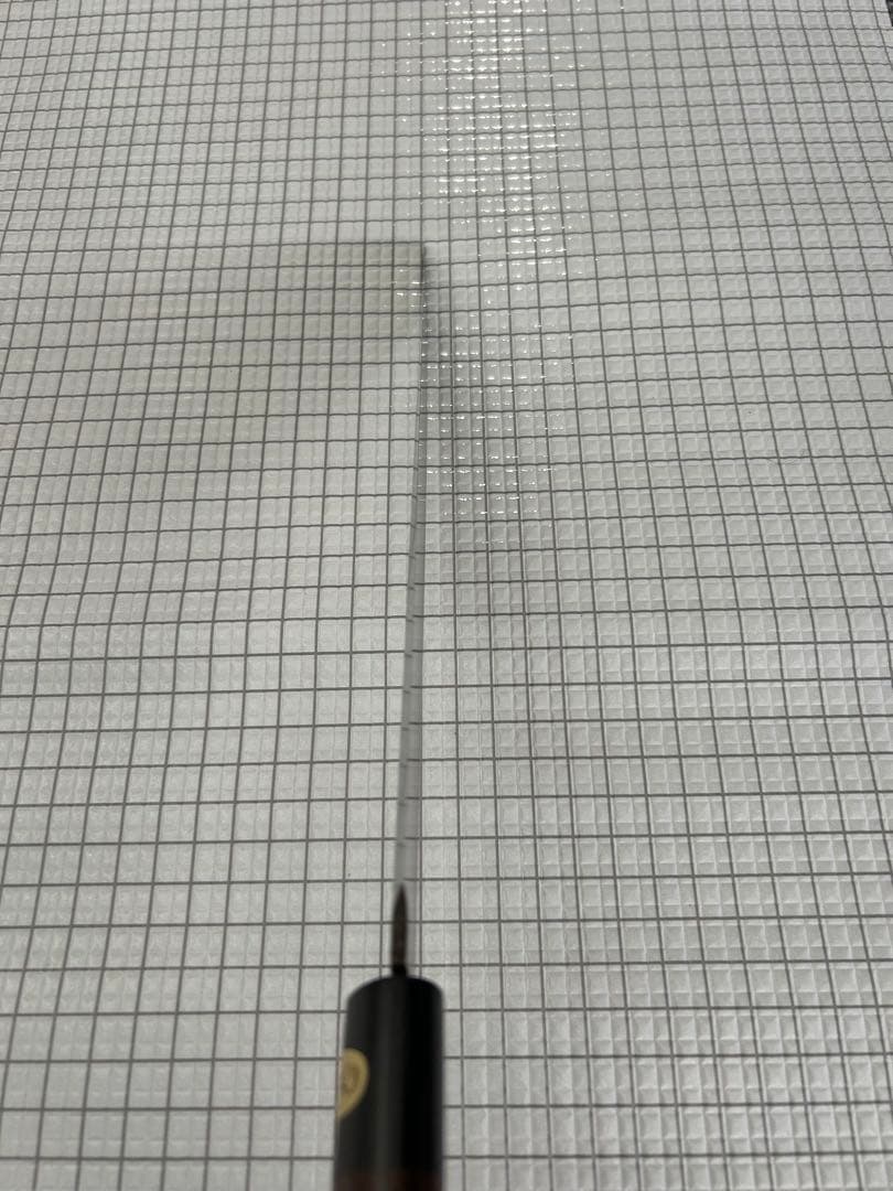 包丁 柳刃包丁 ダマスカス 安来鋼白紙２号 240mm 紫檀シノギ柄 刺身包丁①