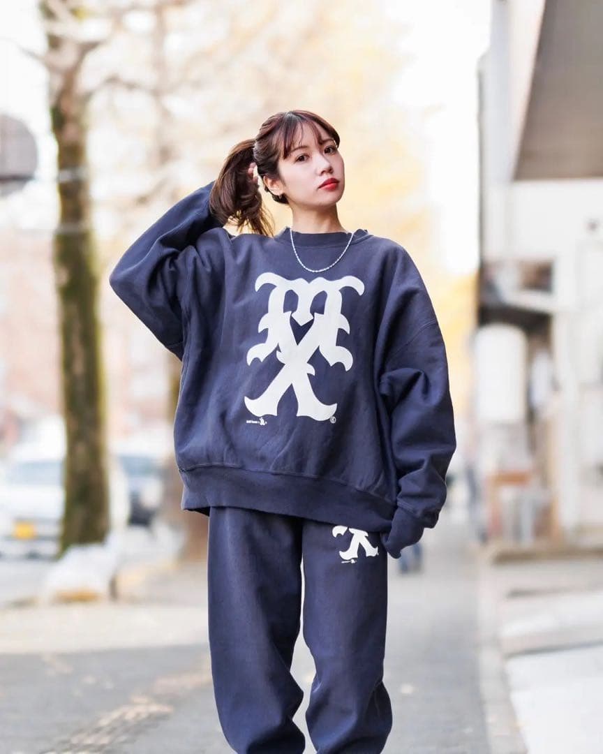 SAINT M×××××× セントマイケル MX CREW スウェット L