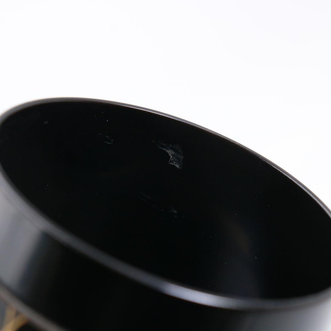 蒔絵師 筑城良斉作 笹露 大棗 茶道具 共箱　V934　N8