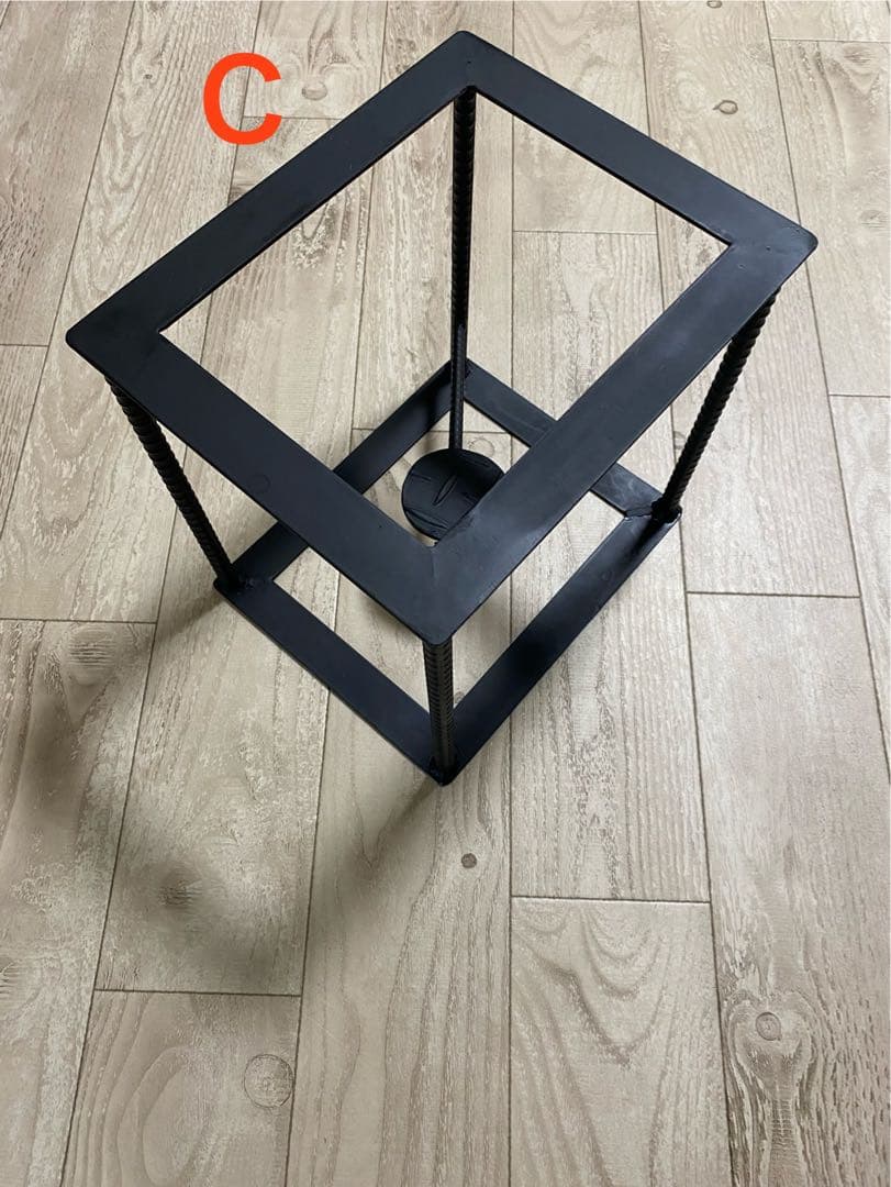 アイアン園芸ラック キューブBOX型　シェルフ棚