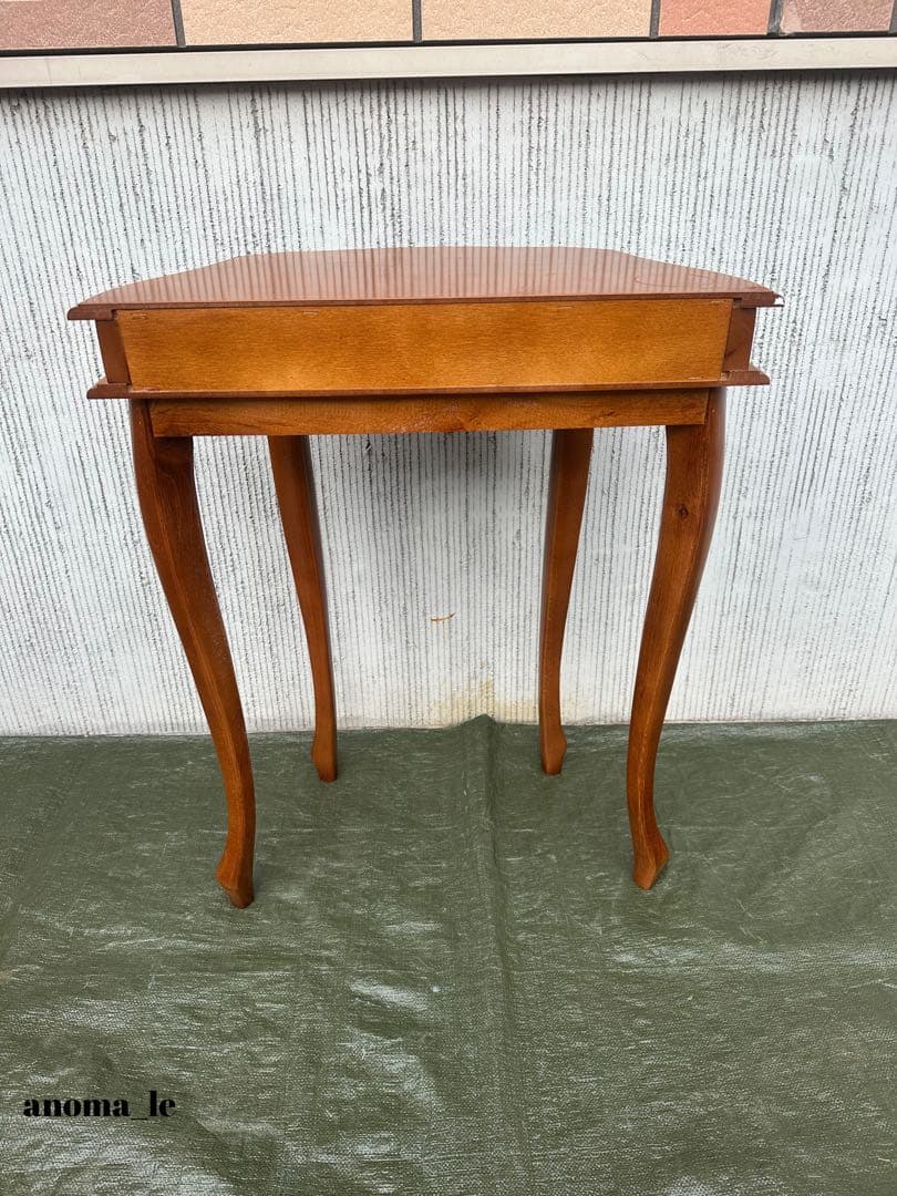 【コンソールテーブル】イタリア　猫足　引出　収納　花台　飾り台