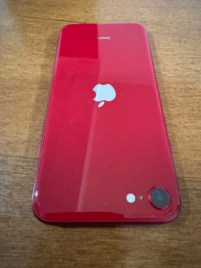 Apple iPhone SE (赤) 64GB 本体 美品動作品 SIMフリー