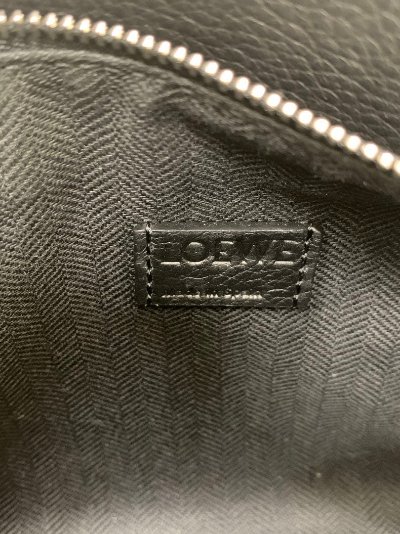 LOEWE パズル バムバッグ ミニ ブラック