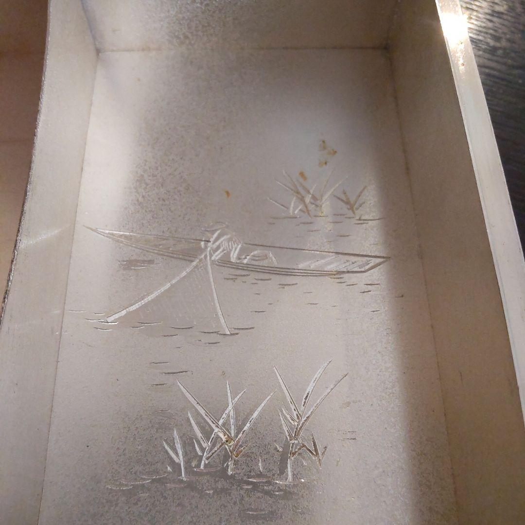 七宝焼 煙草入れ 古美術 アンティーク 花鳥模様 たばこケース 小物入れ