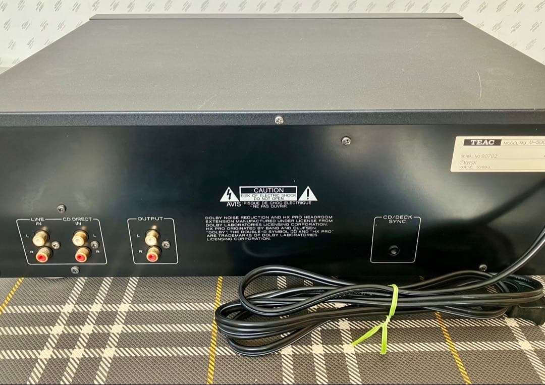 [値下げ]TEAC V-5000 ステレオカセットデッキ