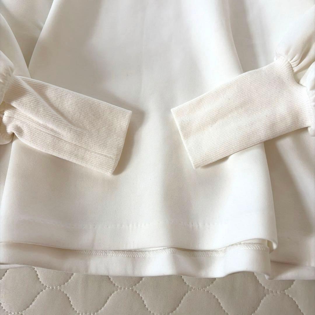 【美品】BEARDSLEY✴︎ダンボールパフトレーナー　ホワイト　FREEサイズ