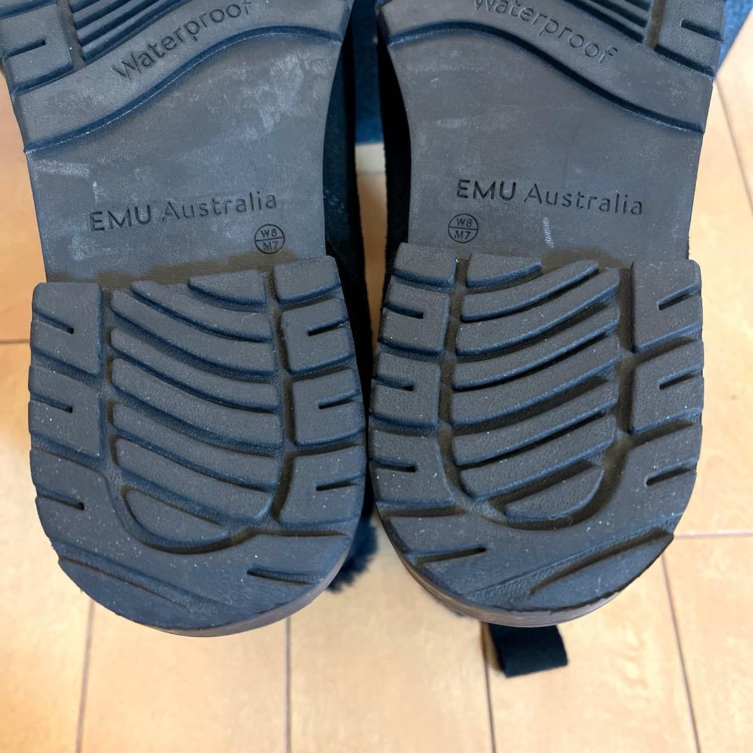 【美品】EMU Australia Pioneer サイドゴアブーツ 25cm黒