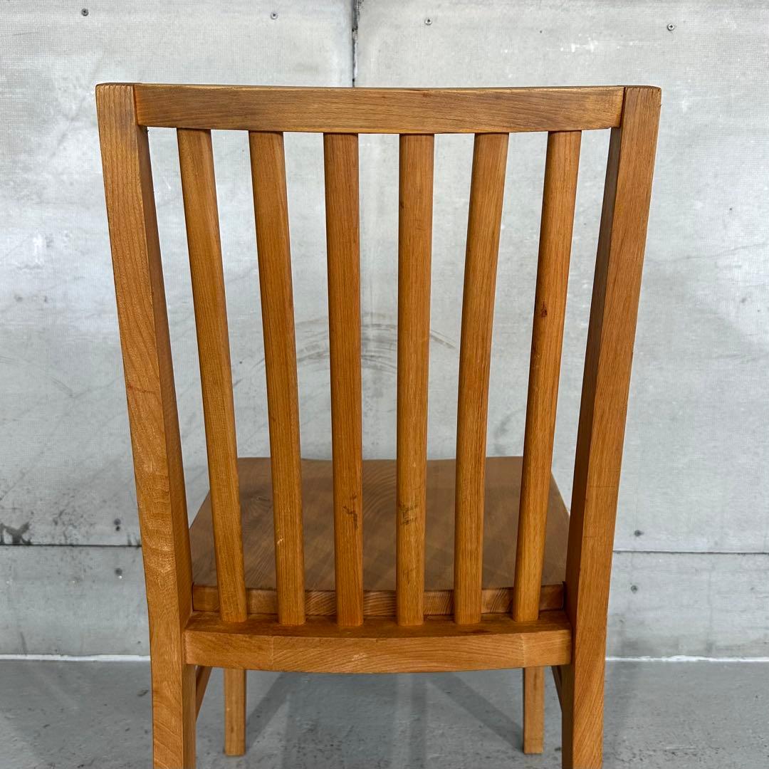★杉本家具★ ホワイトオーク無垢 ダイニングチェア｜オイル塗装 高級家具 ①