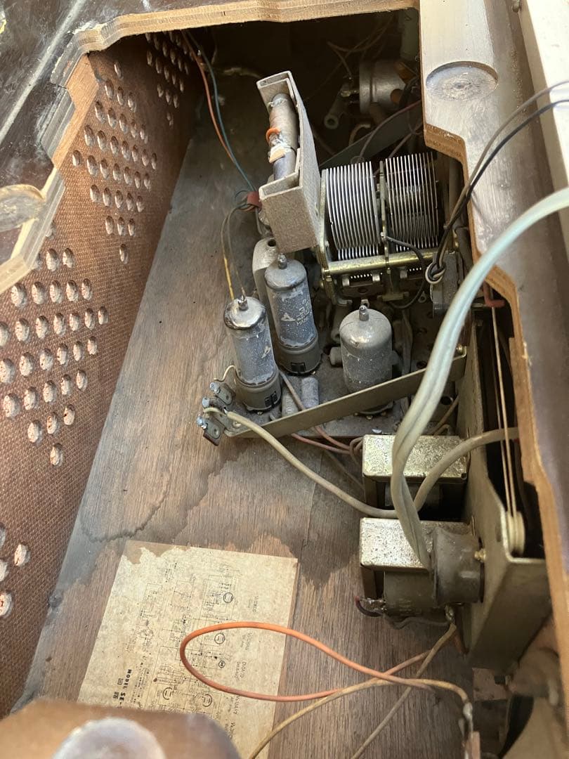 ナショナル Stereo ラジオ レコードプレーヤー真空管SE-1300