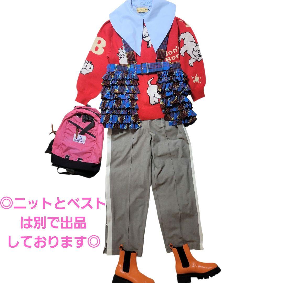 ♡受注生産♡トーマスマグパイ♡ ビッグカラー シャツ サックス