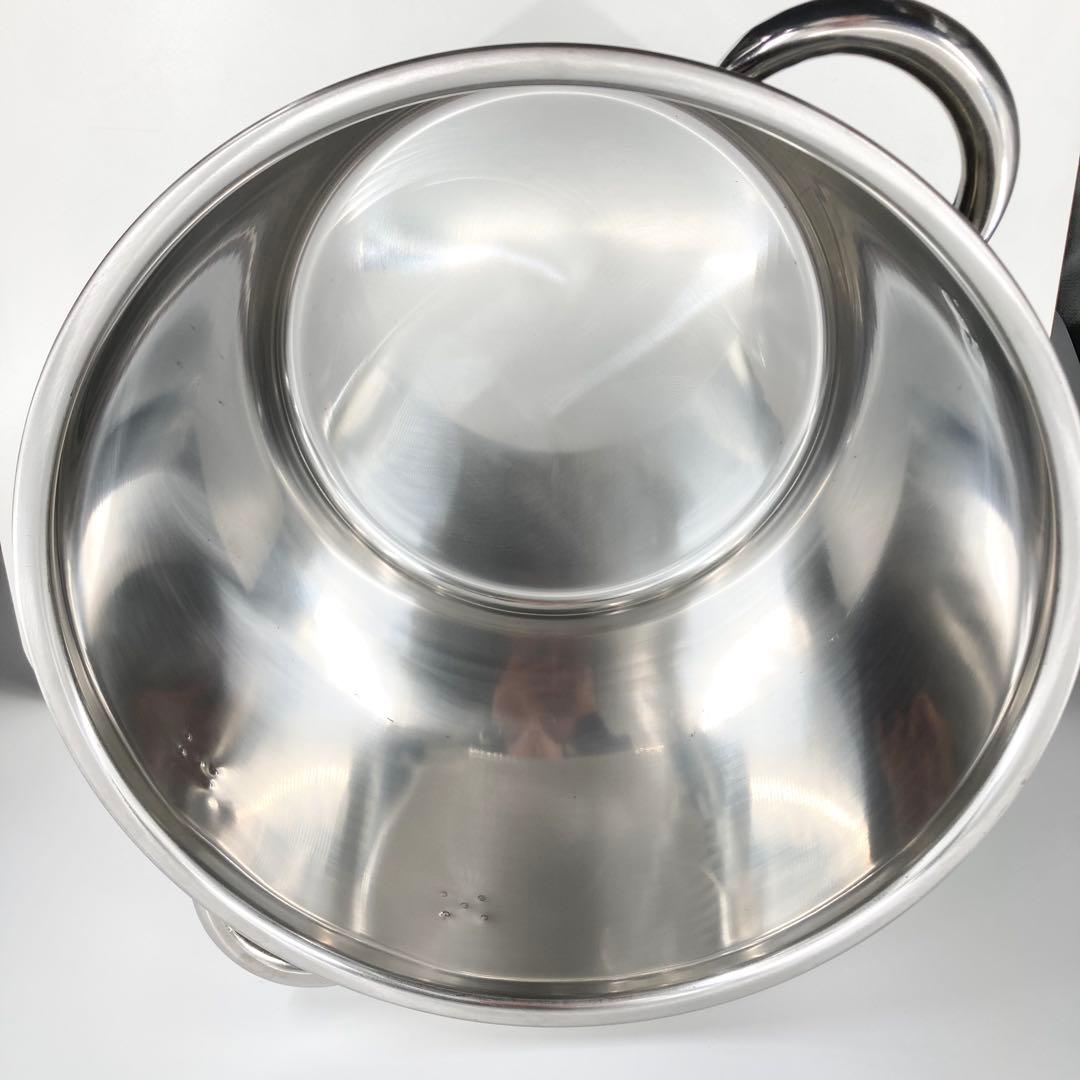 業務用 寸胴鍋 直径36cm 約35L SUS316 モリブデン 大容量