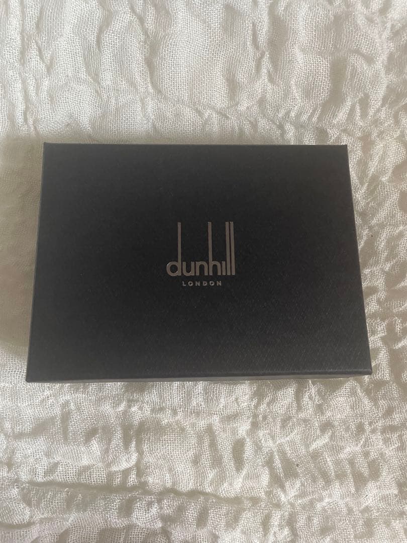 ダンヒル キーリング キーホルダー メンズ カドガン レザー ネイビー