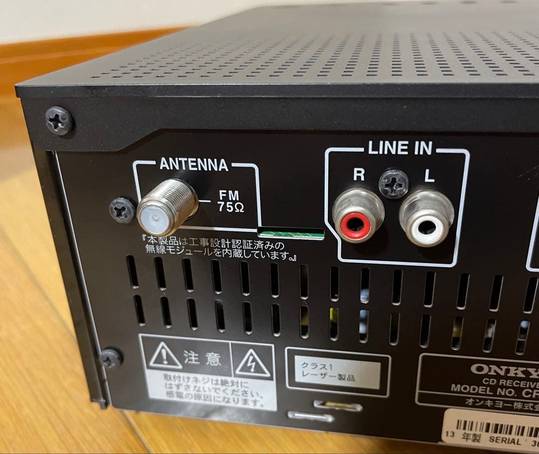 【美品】ONKYO CR-U1X CDコンポ Bluetooth リモコン付き