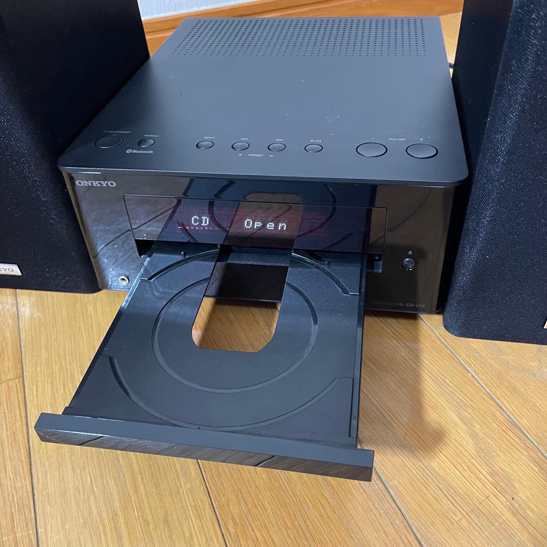 【美品】ONKYO CR-U1X CDコンポ Bluetooth リモコン付き