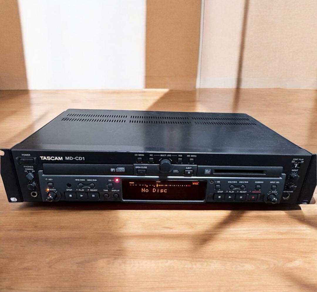 TASCAM タスカム MD-CD プレーヤー MD再生不可