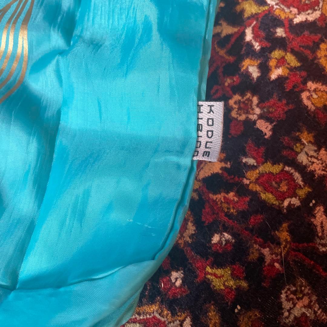 kodue hibino タウルスデザインエコバッグ ターコイズブルー