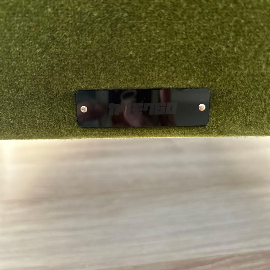 カリモク60 ロビーチェア　モケットグリーン 3シーター