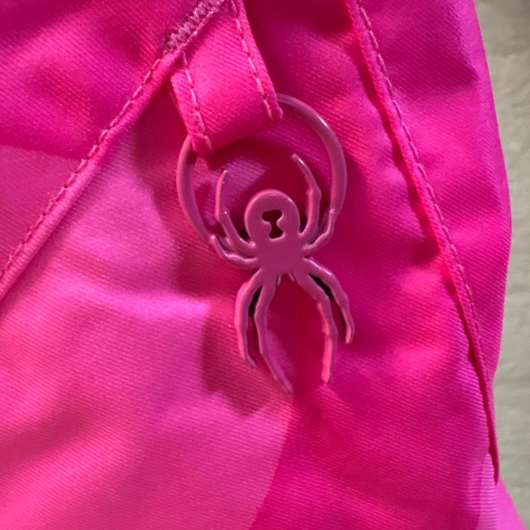 Spyder スキーウェア　白　ピンク 　Mサイズ　水玉　可愛い