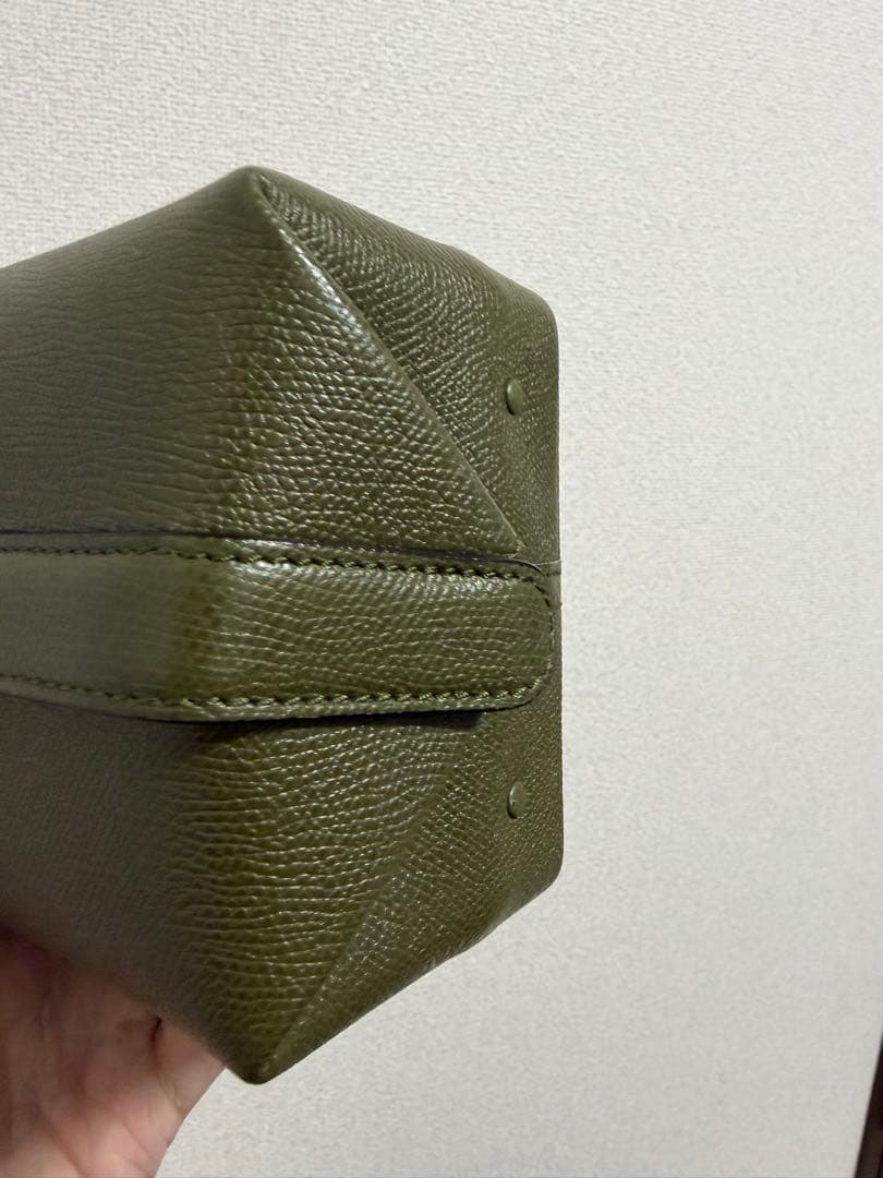 Valextra オリーブグリーン トリックトラック