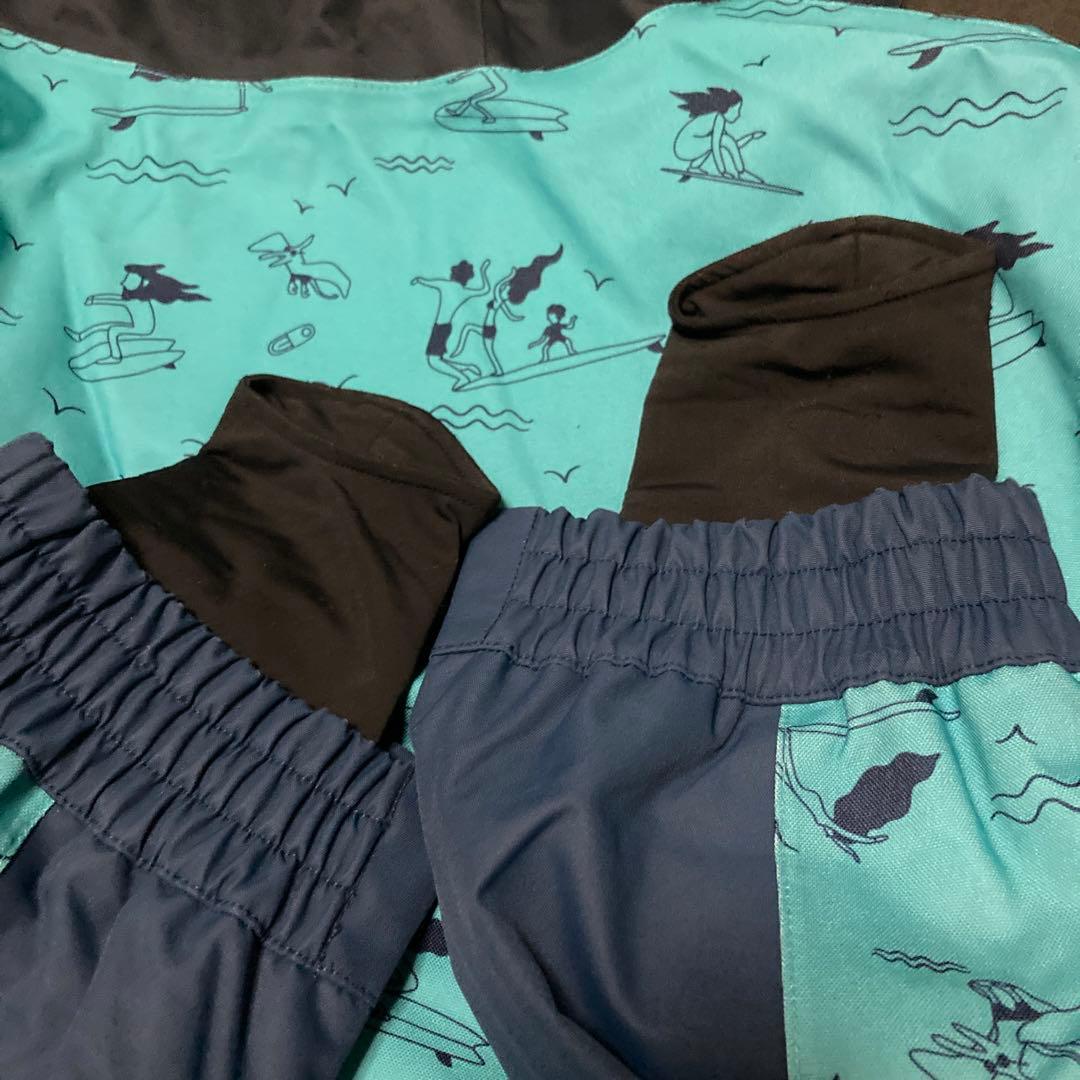 エアブラスター トレンチオーバー ジャケット サーフ柄