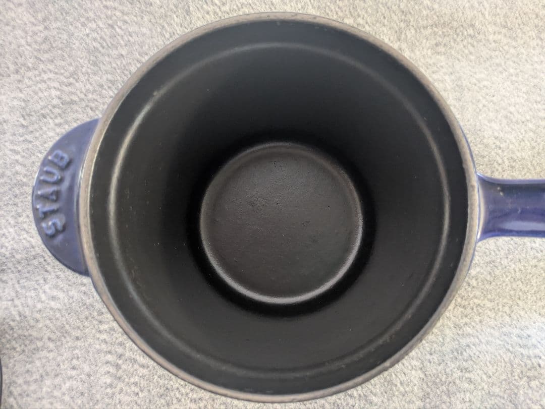 staub スープポット　グランブルー　14センチ