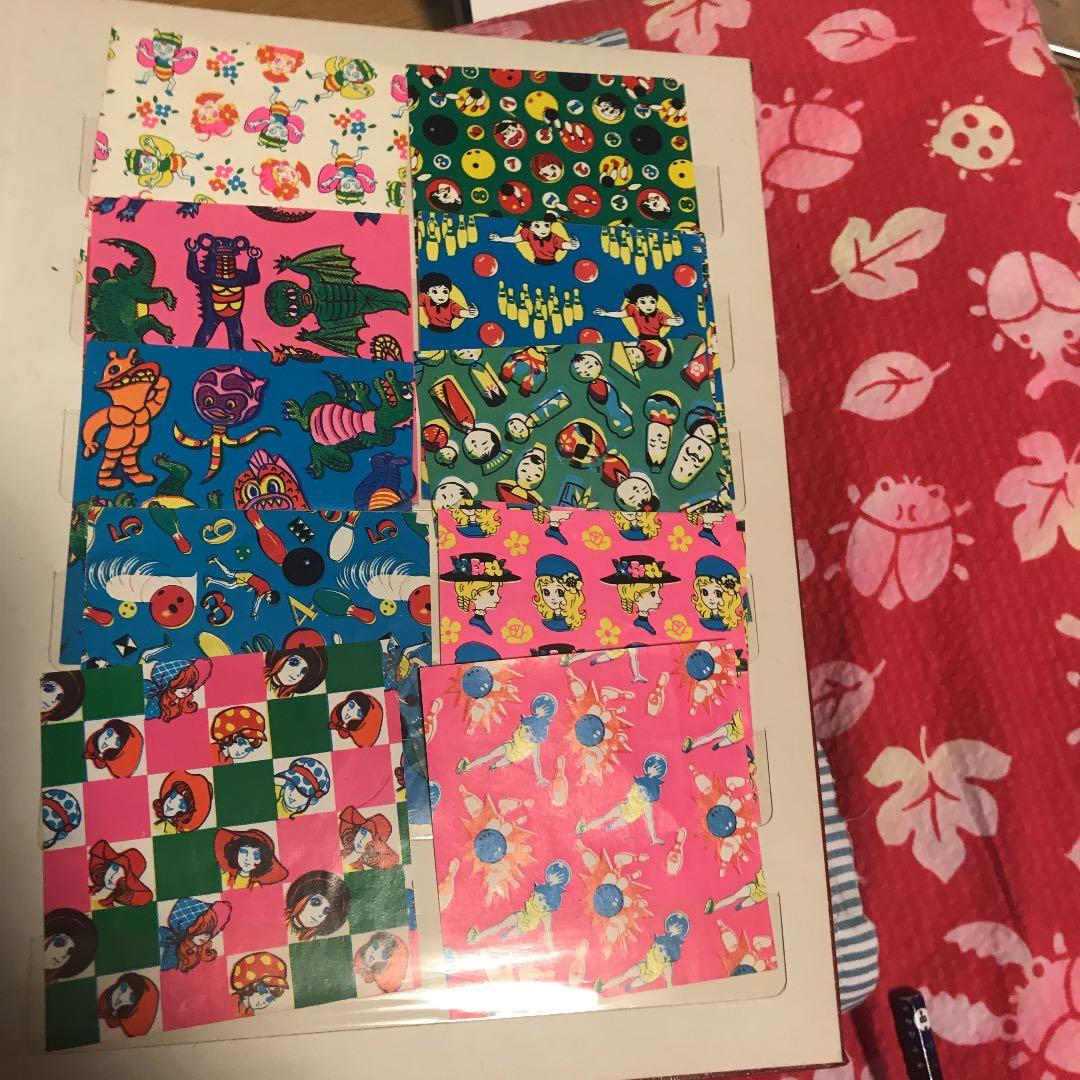 昭和のアニメいっぱい、折り紙コレクション