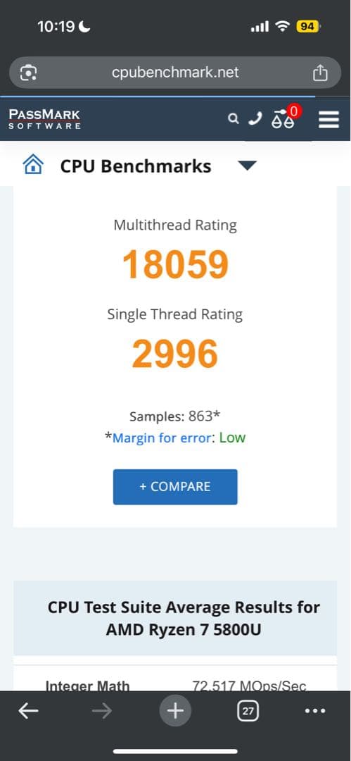Windowsノート本体 HP Pavilion Aero13 Ryzen 7 16GB 512GB