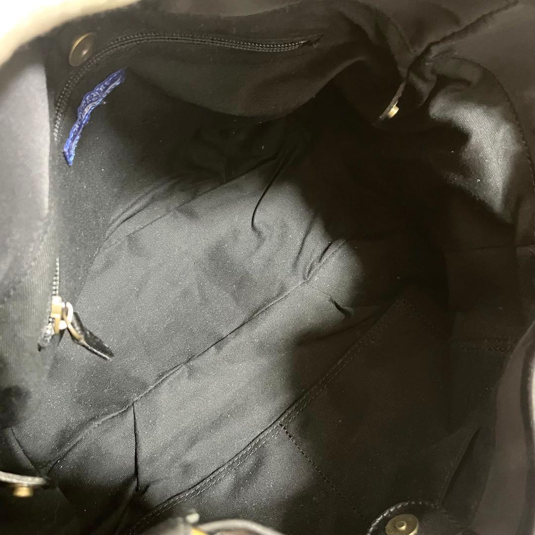 未使用級・超格安/バーバリーブルーレーベル　トートバッグ　ブラック　ナイロン