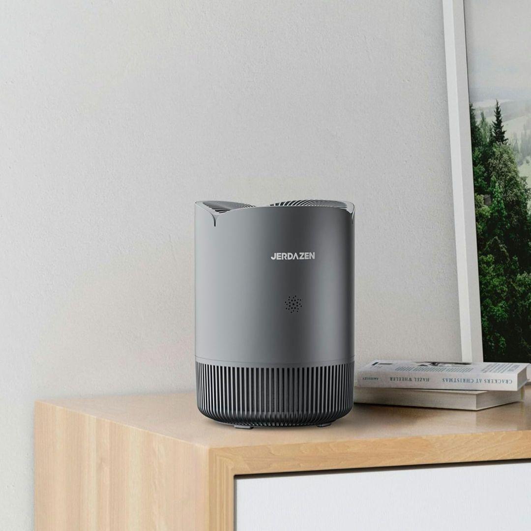 空気清浄機/17畳集じん ペット花粉hepa フィルター静電フィルター グレー