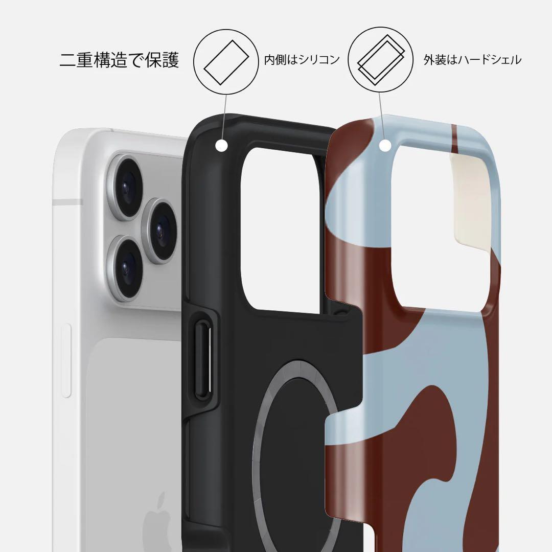 BURGA iPhone17proケース＋マグネティックリングホルダー