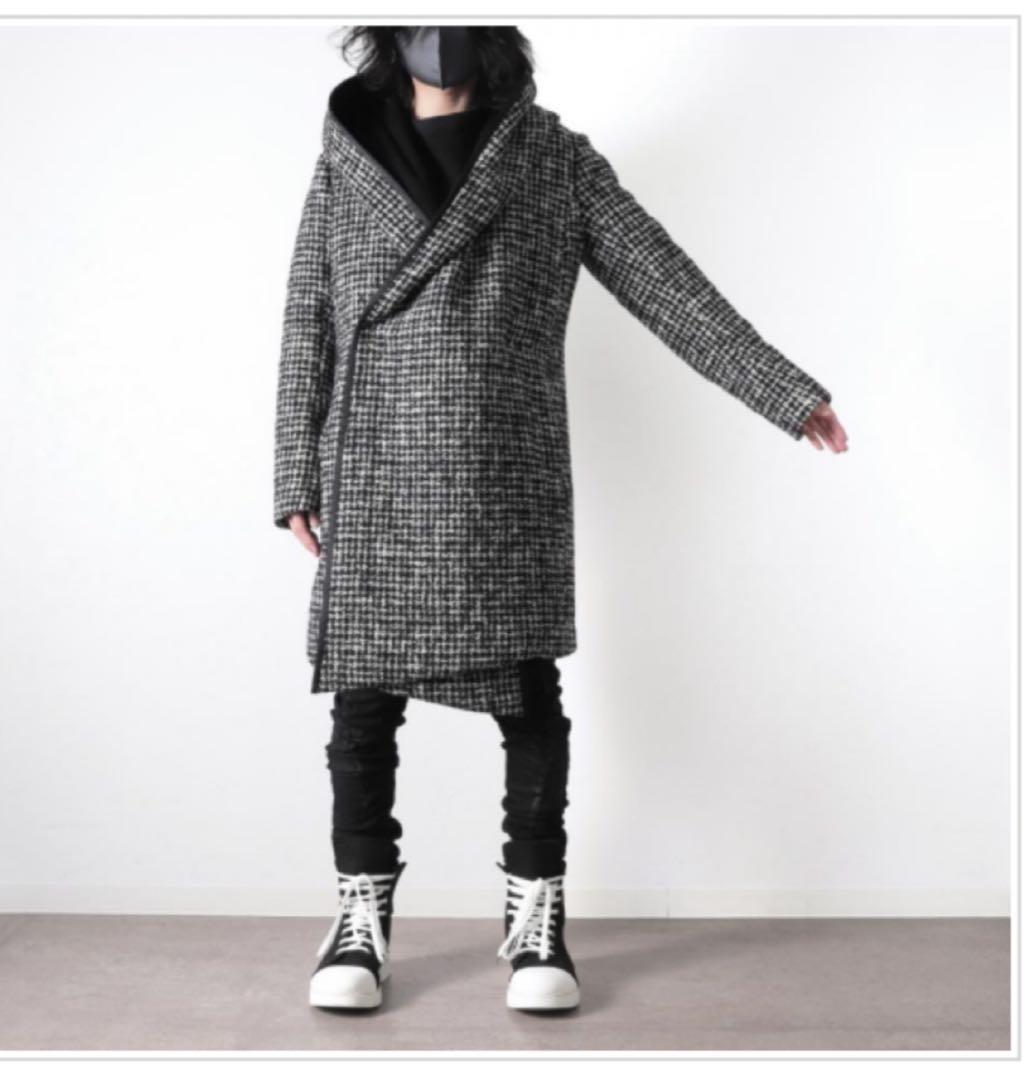 超美品バジュラ　bajra ソフトツイード　パテッドコート