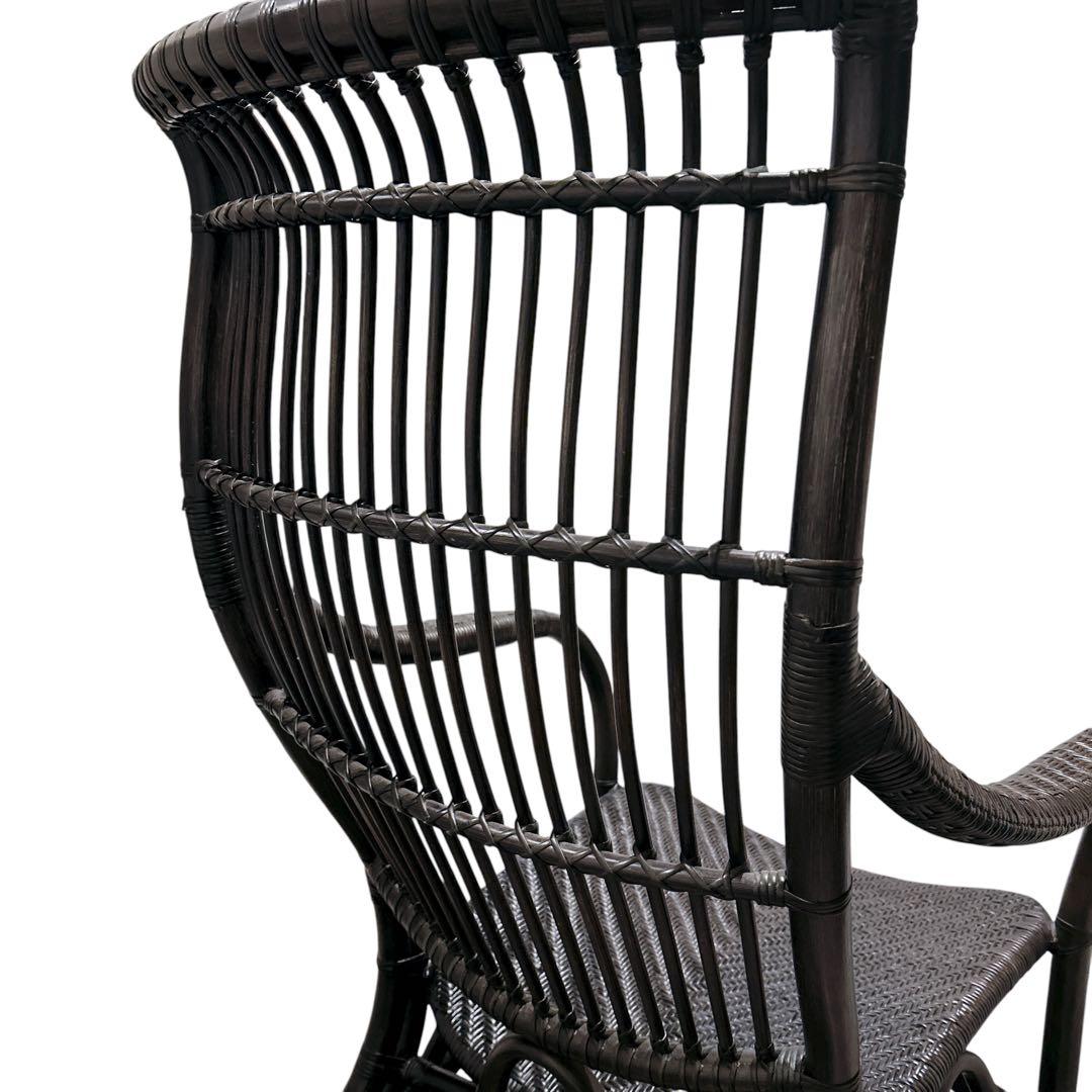 ★週末セール★カザマ アコルデアーム チェア 籐家具 ラタン