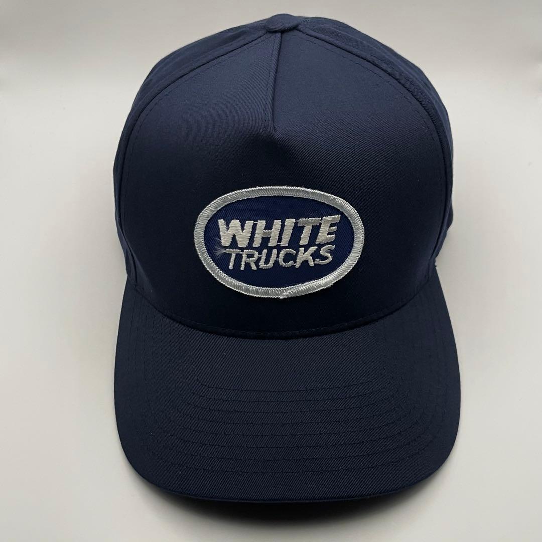 【ビンテージ】トラッカーキャップ　70'sWHITE