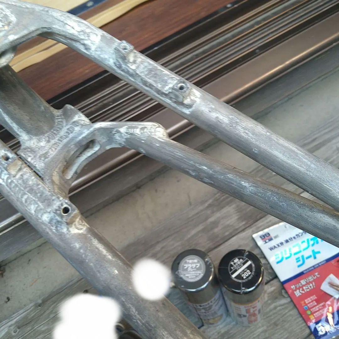 Dob 20インチ BMX系バイクフレーム 塗装セット サンドブラスター付き